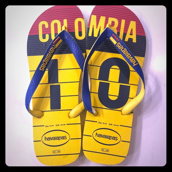 HAVAIANAS LIMITED EDITION WORLD CUP TEAMS COLOMBIA - Picture 1 of 4